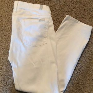 White 7 for All Mankind Crops - EUC size 29